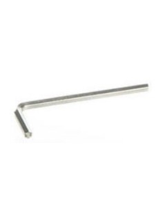 Llave Allen niquelada acodada