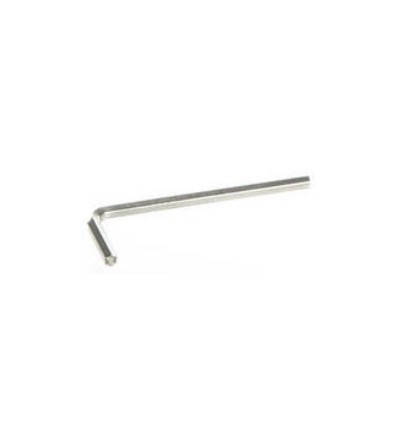 Llave Allen niquelada acodada