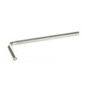 Llave Allen niquelada acodada