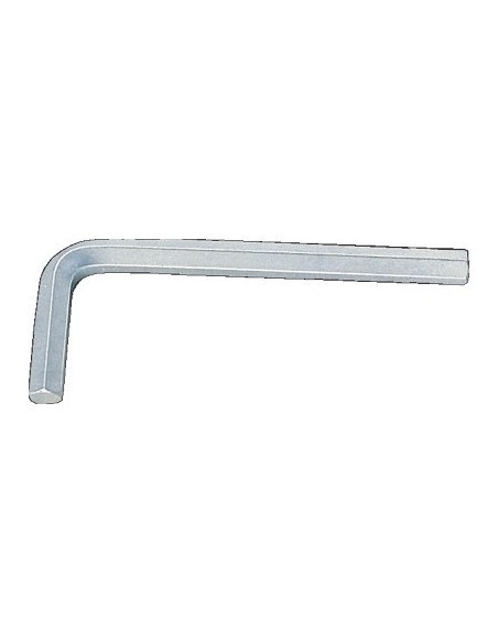 Llave Allen niquelada acodada
