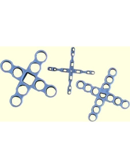 Cruceta para construcción de pavimentos
