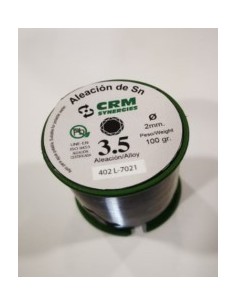 Rollo de Estaño y plata al 35% aleación 402 2 mm