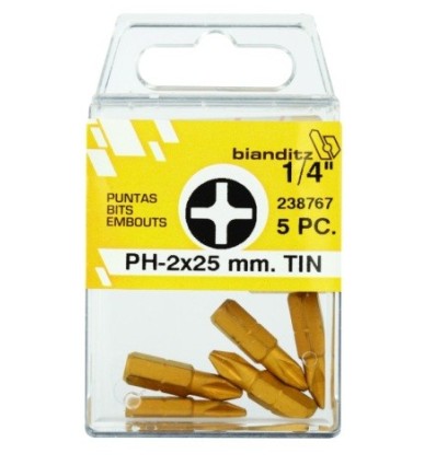 Punta 1/4" estrella PHILLIPS PH-2IO