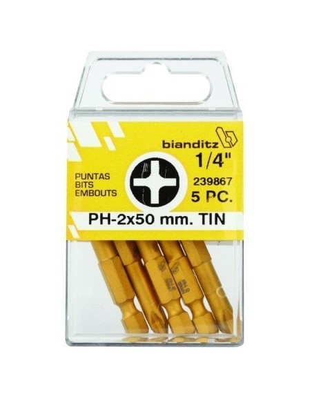 Punta 1/4" estrella PHILLIPS PH-2IO