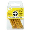 Punta 1/4" estrella PHILLIPS PH-2IO