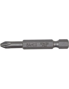 Punta 1/4"x50mm huella Pozidriv extra dura caja 5 uds