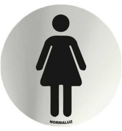 Placa señal autoadhesiva 7 cm