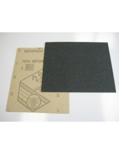 Pliego de papel de lija al agua 230x280 mm