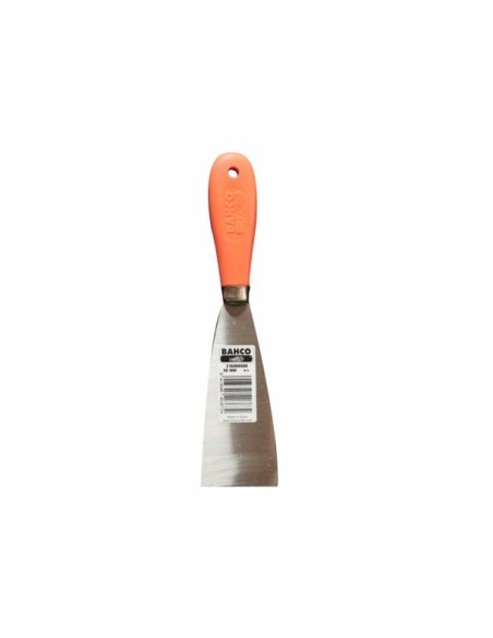 Espátula de pintor con mango plástico hoja templada