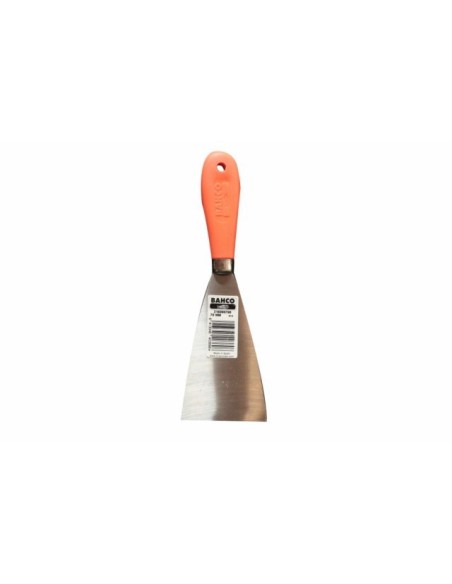 Espátula de pintor con mango plástico hoja templada