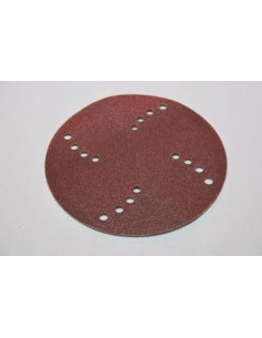 Disco de lija con 225 mm perforado de corindón