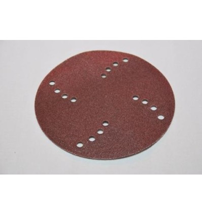 Disco de lija con 225 mm perforado de corindón