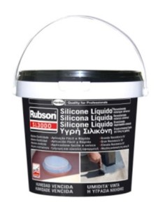 Silicona líquida elástica impermeable 100% 5Kg