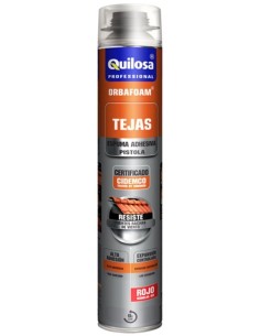 Espuma poliuretano rojo tejado 750ml