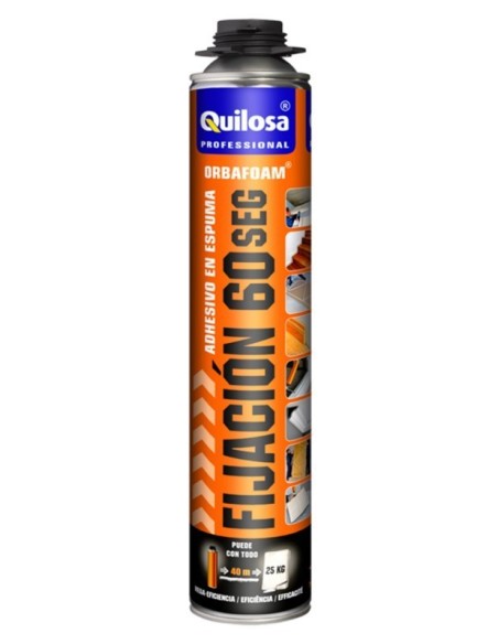 Espuma poliuretano fijación 60sg 750ml