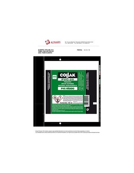 Adhesivo para pvc