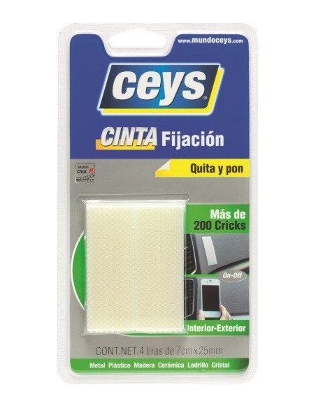 Cinta adhesiva QUITA Y PON multiuso 70x25mm