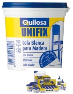 Cola contacto blanca rápida madera UNIFIX