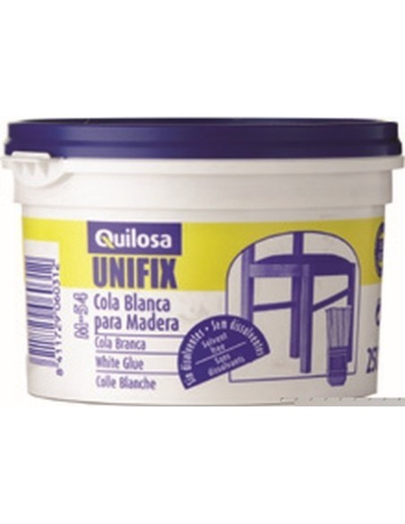 Cola contacto blanca rápida madera UNIFIX