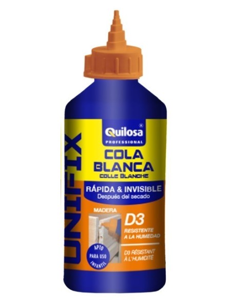 Cola contacto blanca rápida madera UNIFIX