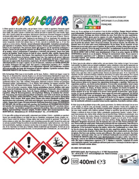 Pintura acrílica cromada brillo en spray 400 ml