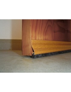 Burlete puerta adhesivo PVC cepillo 94cm