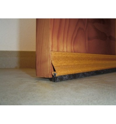 Burlete puerta adhesivo PVC cepillo 94cm