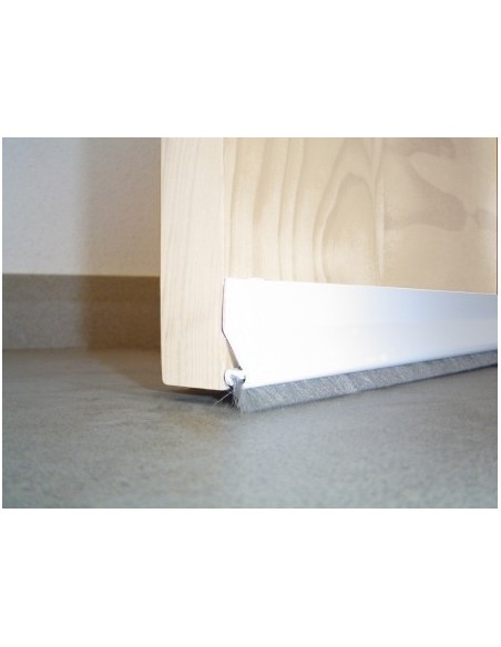Burlete puerta adhesivo PVC cepillo 94cm