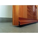 Burlete bajo puerta adhesivo aluminio 105cm