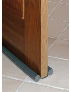 Burlete bajo puerta adhesivo doble rollo PVC 95cm
