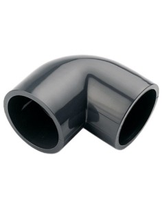 Codo PVC presión 16 bar 90° Hembra-Hembra