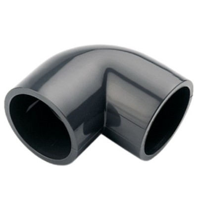 Codo PVC presión 16 bar 90° Hembra-Hembra