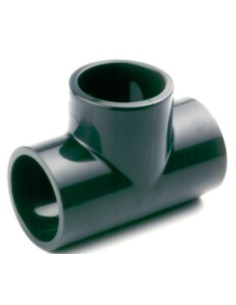 Conector en T PVC presión 16 bar Hembra