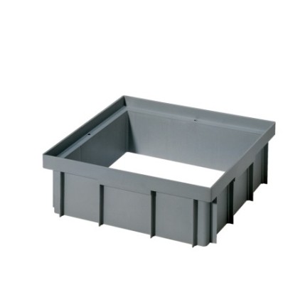 Prolongador arqueta polipropileno gris 10 cm