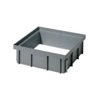Prolongador arqueta polipropileno gris 10 cm