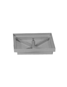 Tapa arqueta rellenable polipropileno gris