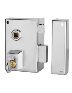 Cerradura sobreponer 70x45mm esmaltadoporte/paletón