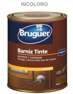 Barniz madera satinado interior/exterior sintético 750 ml