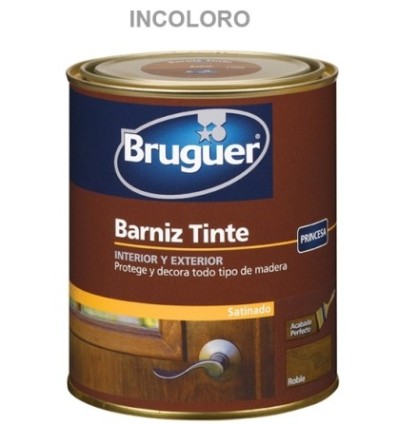 Barniz madera satinado interior/exterior sintético 750 ml