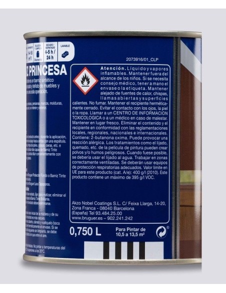Barniz madera satinado interior/exterior sintético 750 ml