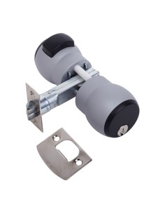 Pomo puerta llave/paso 70 mm 14-70