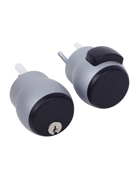 Pomo puerta llave/paso 70 mm 14-70