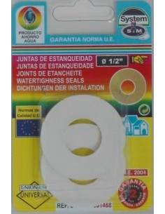 Junta lavabo plana goma 2 ud
