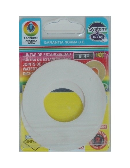 Junta lavabo plana goma 2 ud