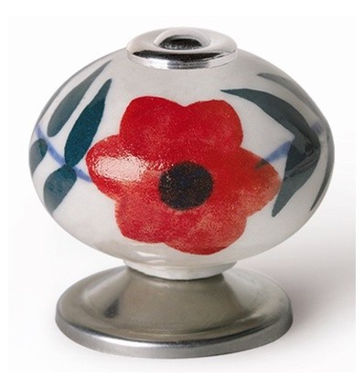 Pomo mueble porcelana 40 mm 7-E500