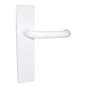 Juego manillas aluminio placa larga mod 30030