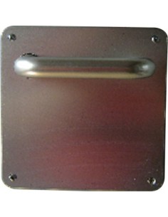 Manilla aluminio forma U placa cuadrada mod 1988/600CH