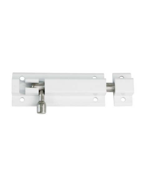 Pasador sobreponer aluminio anodizado plata