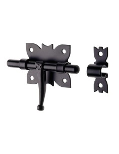Cerrojo pasador sobreponer negro rústico mod 84-R