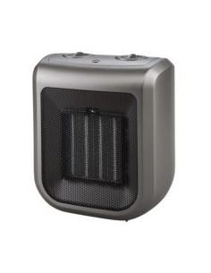 Calefactor eléctrico vertical gris